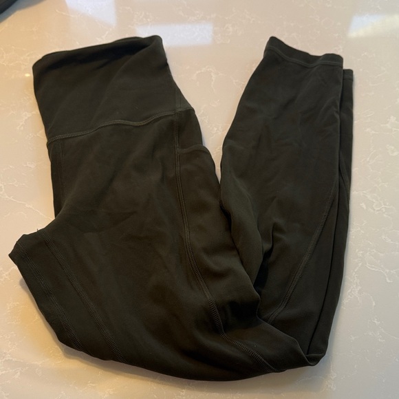 lululemon athletica Pants - Lululemon Align with pockets size 6, dark green.